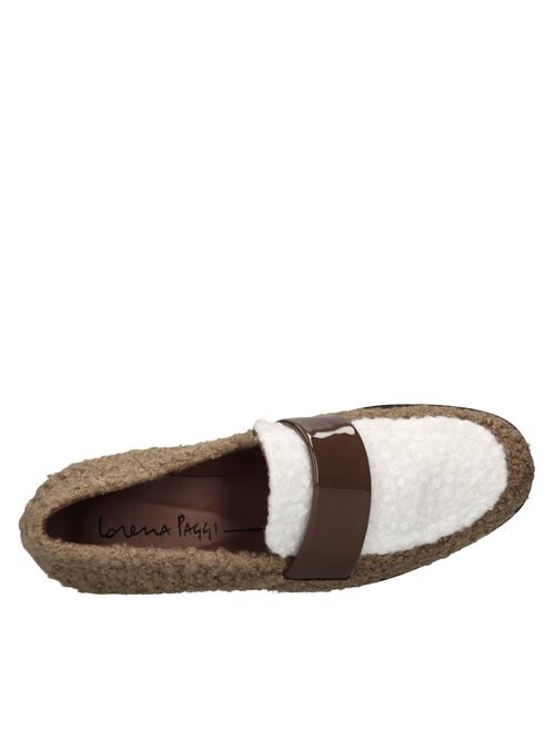 Mocassini in ecopelliccia e pelle LORENA PAGGI | 32305 SIZACASTORO-AVORIO